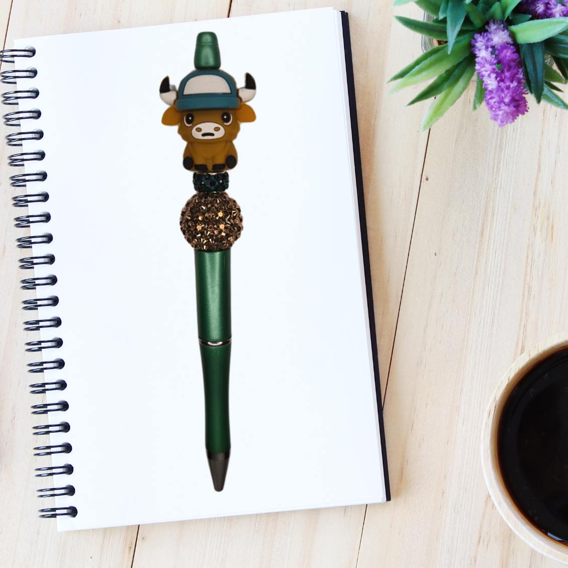 "Country Cow" Glitter Pen